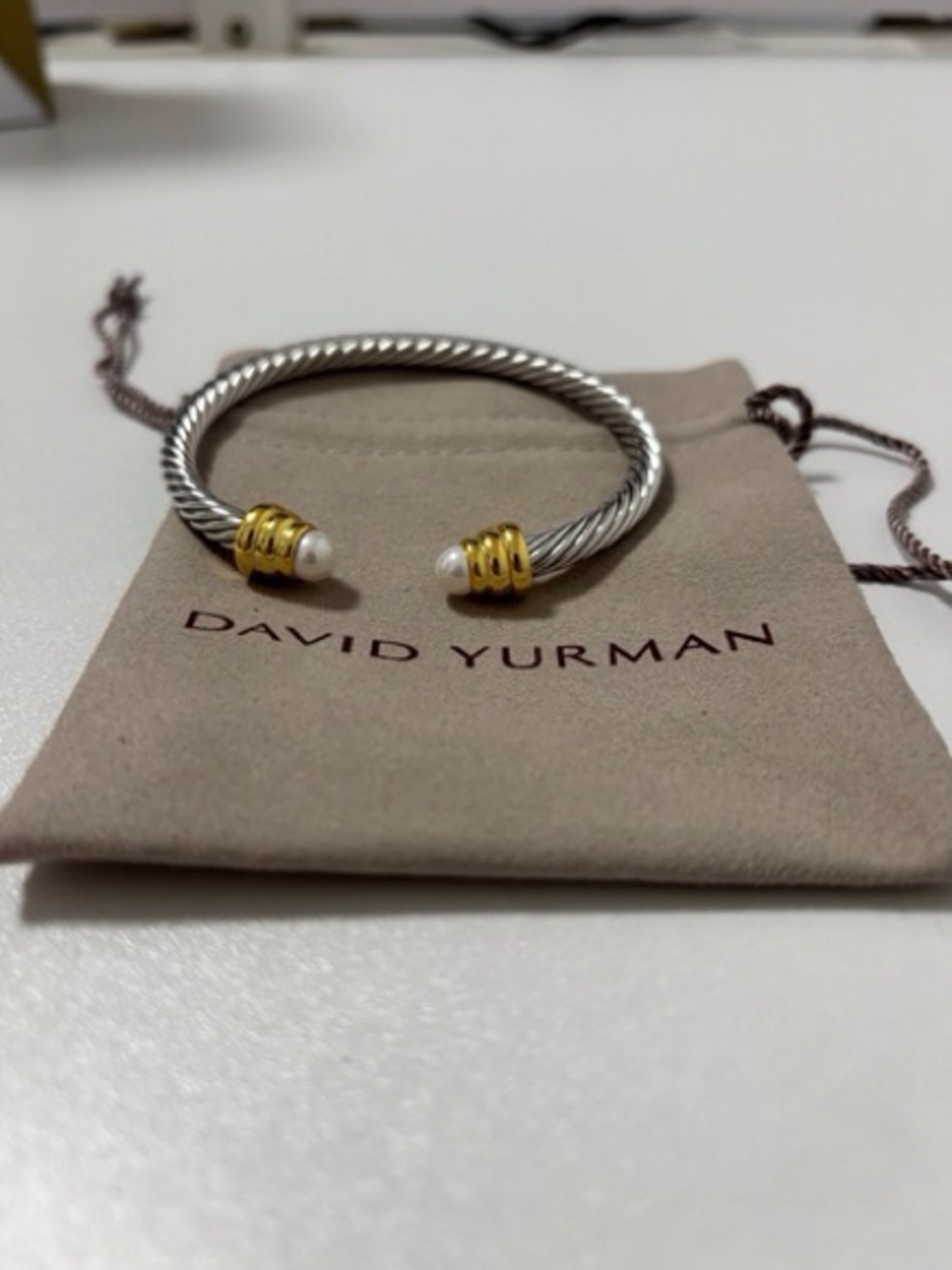 🦄David Yurman 🦄5MM pearl bracelet